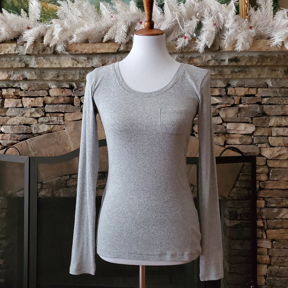 🆕Jenni Intimates Long Sleeve Gray Pajama